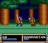 Скриншот игры Ax Battler: A Legend of Golden Axe